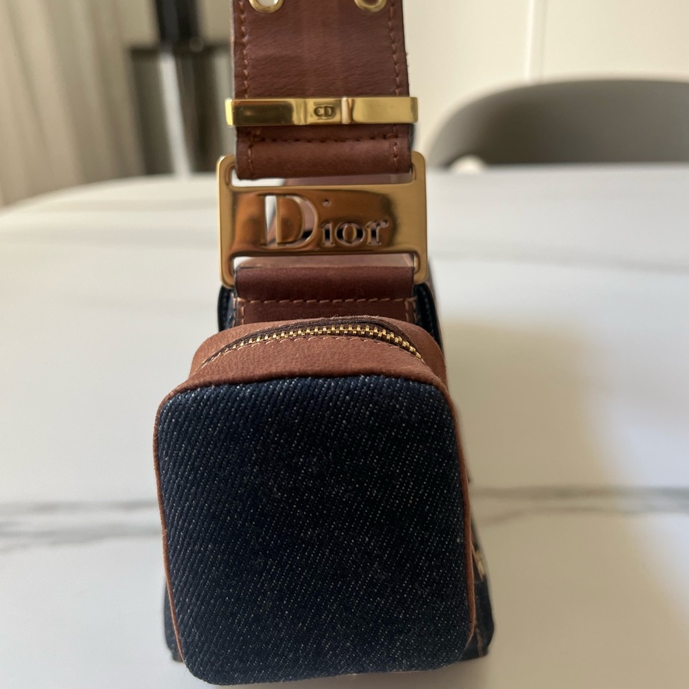 Christian Dior Galliano Denim Street Chic Columbus Bag + Pouches + Belt . - Picture 7 of 13